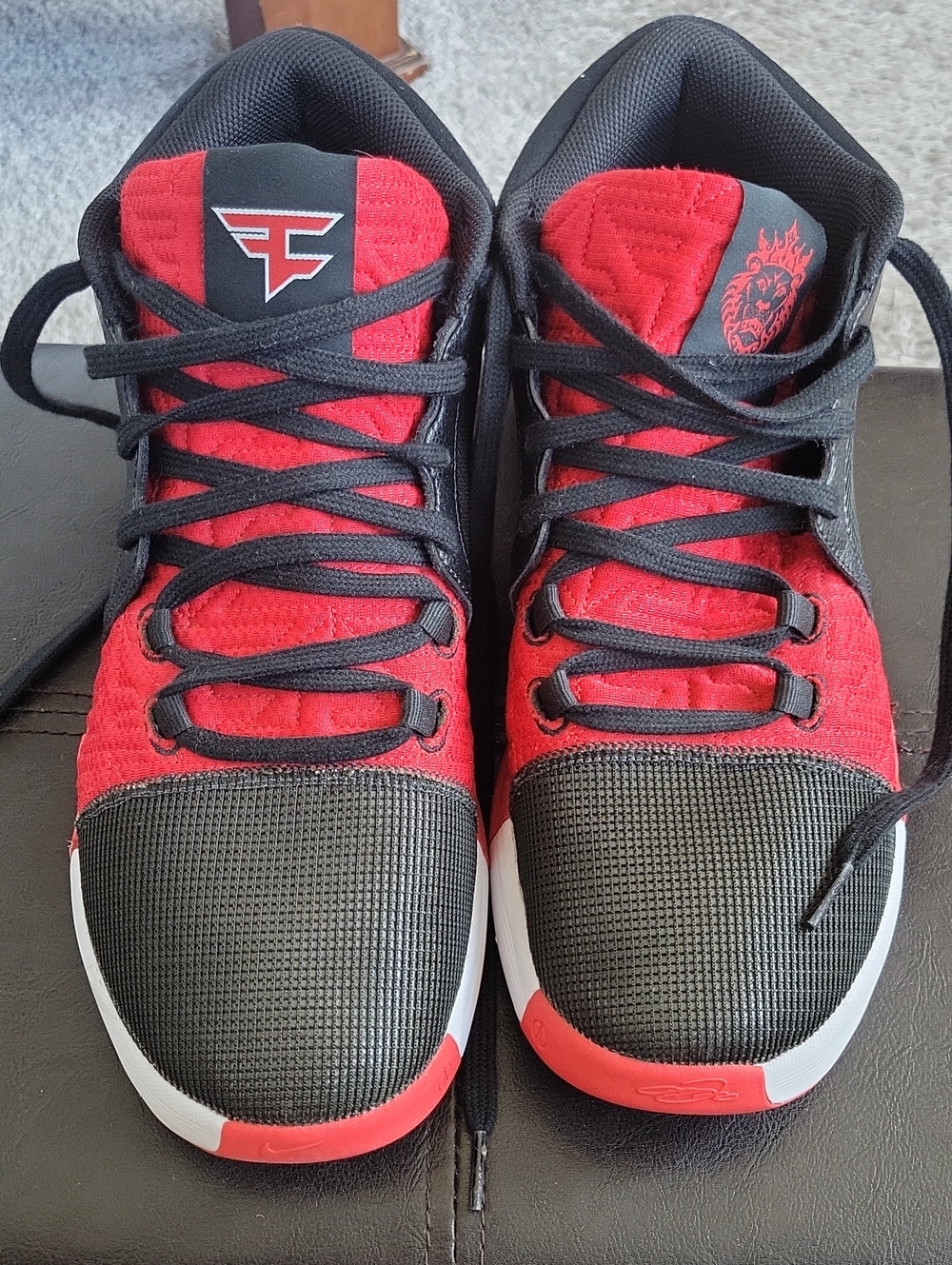 Nike LeBron Witness 8 Faze Clan Bred Sneakers, FV0400-001 Air, Men Sz 12